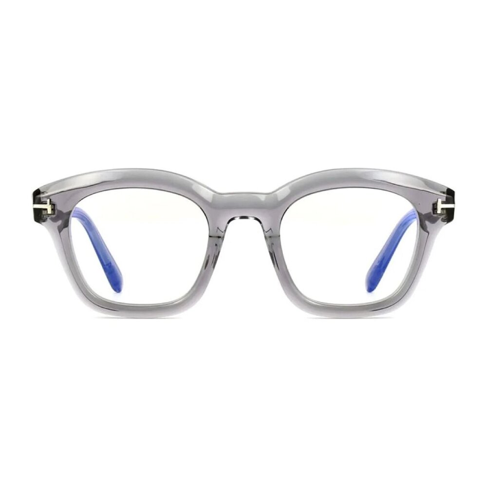 NEW TOM FORD EYEGLASSES TRANSPARENT GRAY MEN EYEWEAR - Picture 2 of 3